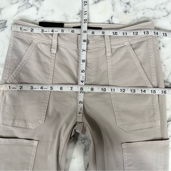 J Brand skinny utility driftwood light tan skinny cargo pants size 26 - Picture 8 of 11